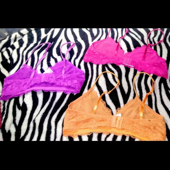 Super Cute 3pc Bralette Bundle! *sz s/m* - Picture 2 of 3